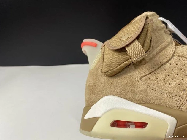 Chep Onekick DH0690-200 Retro Travis Air Jordan British Khaki 6 Scott 0805